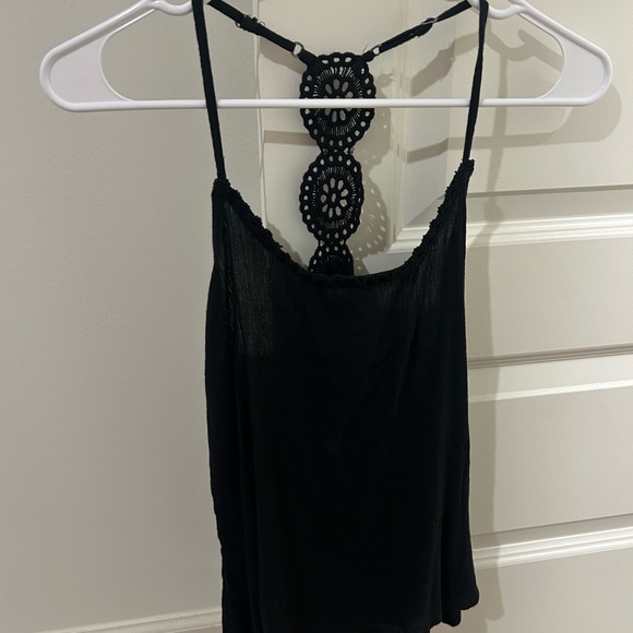 Abercrombie & Fitch Black Detail Tank Top - Picture 1 of 1